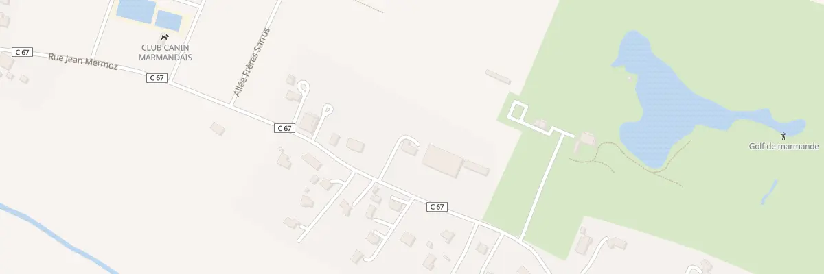 Plan du 477 Rue Jean Mermoz à Marmande