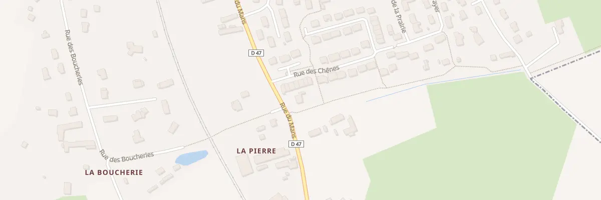 Plan du 30 Rue du Mans à La Guierche