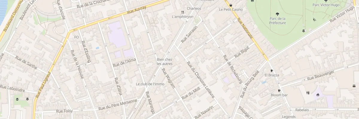 Plan du 4 Rue du Chanoine J Lelievre au Mans