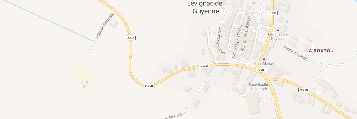 Plan du 100 Rte de Taillecavat à Lévignac-de-Guyenne