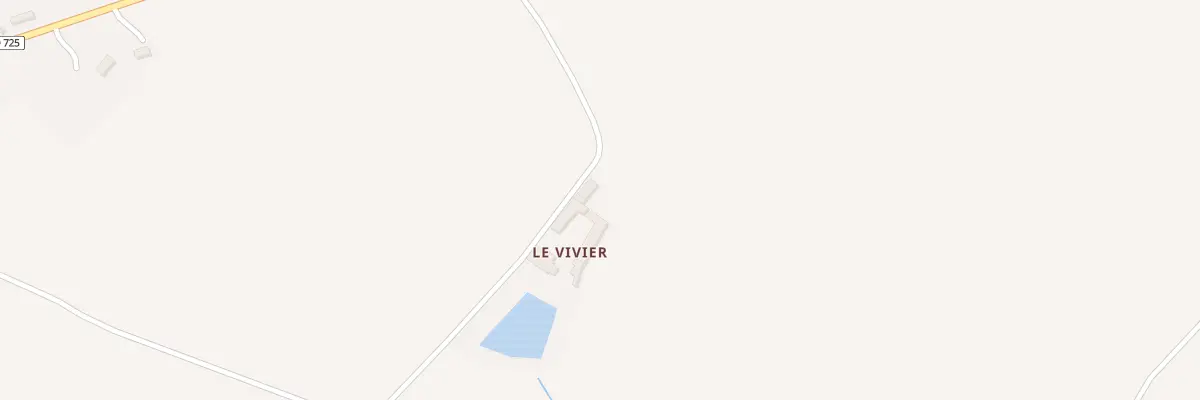 Plan du 3 Le Vivier à Mirebeau