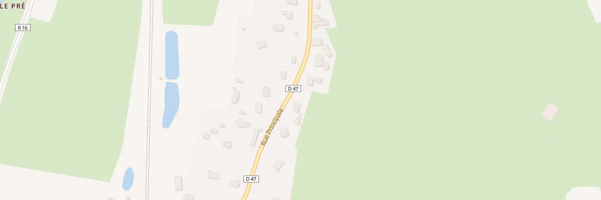 Plan du 74 Rue Principale à La Guierche