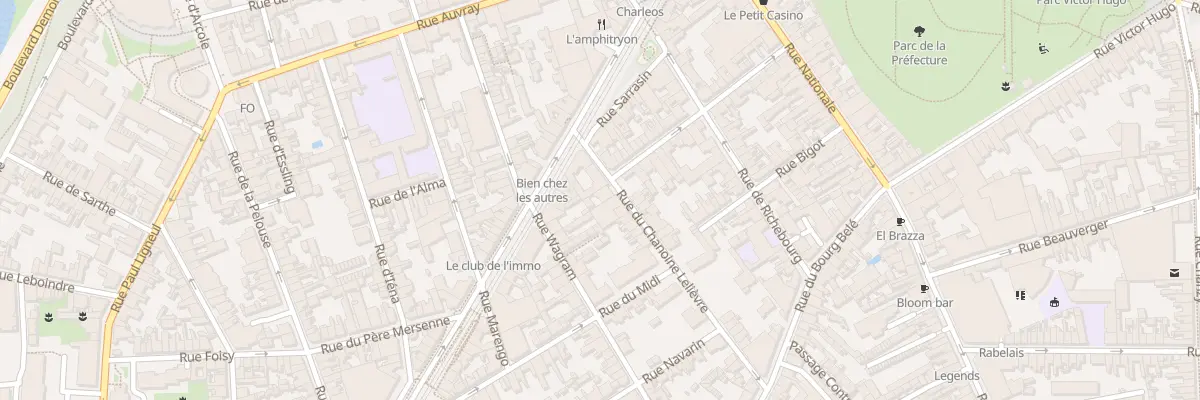 Plan du 6 Rue du Chanoine J Lelievre au Mans