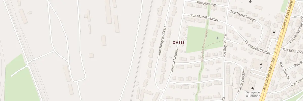 Plan du 34 Rue Francois Cevert au Mans
