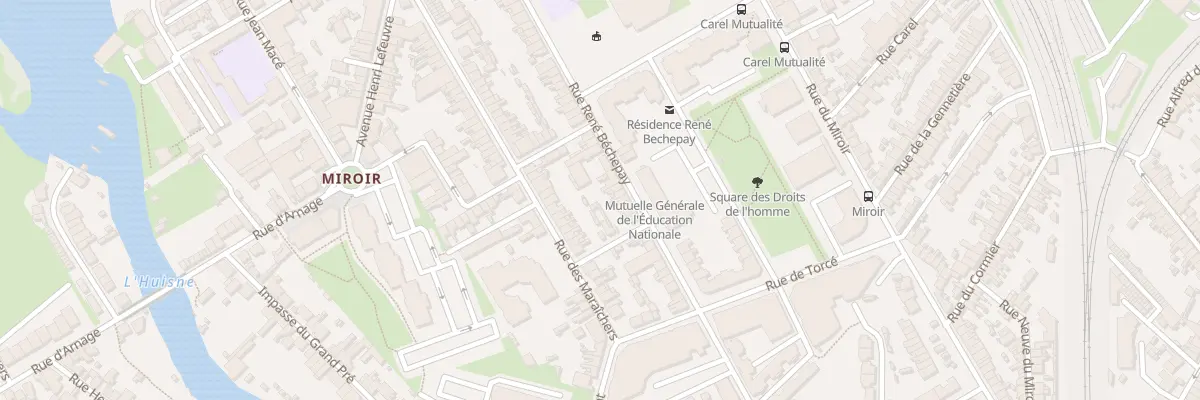 Plan du 98 Rue Rene Bechepay au Mans