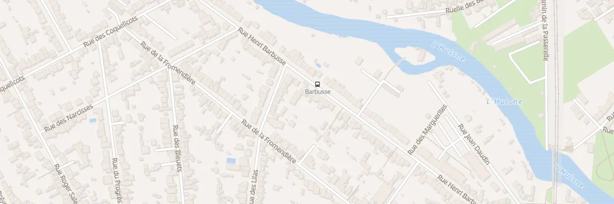 Plan du 140 Rue Henri Barbusse au Mans