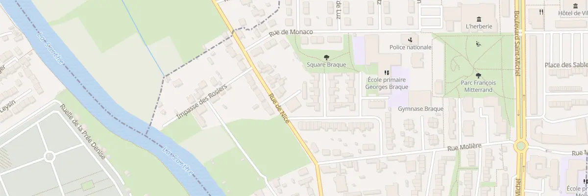 Plan du 19 Rue de Nice à Coulaines