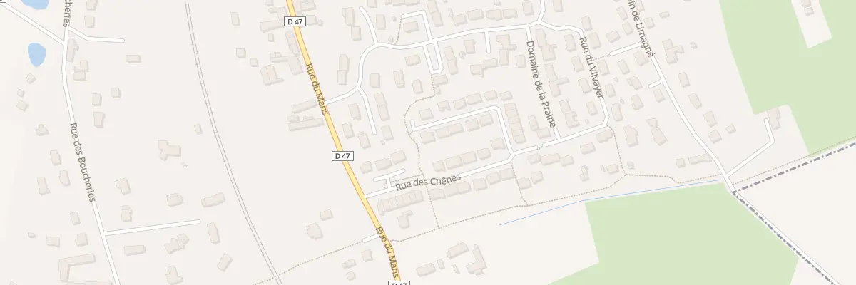 Plan du 29 Rue des Chenes à La Guierche