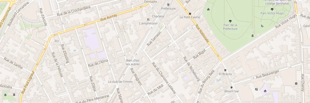 Plan du 28 Rue des Champs au Mans