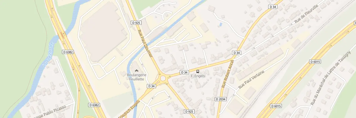Plan du 3 Rue de la Vallée à Harfleur