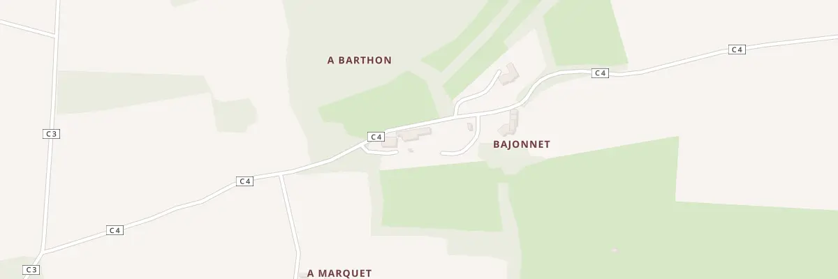 Plan de A Monges à Lagraulet-du-Gers