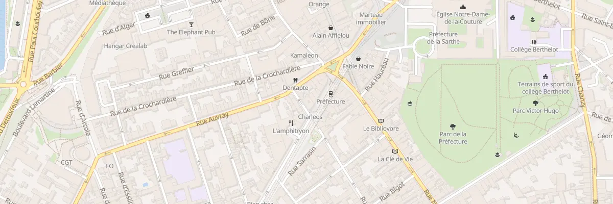 Plan du 5 Rue de Richebourg au Mans