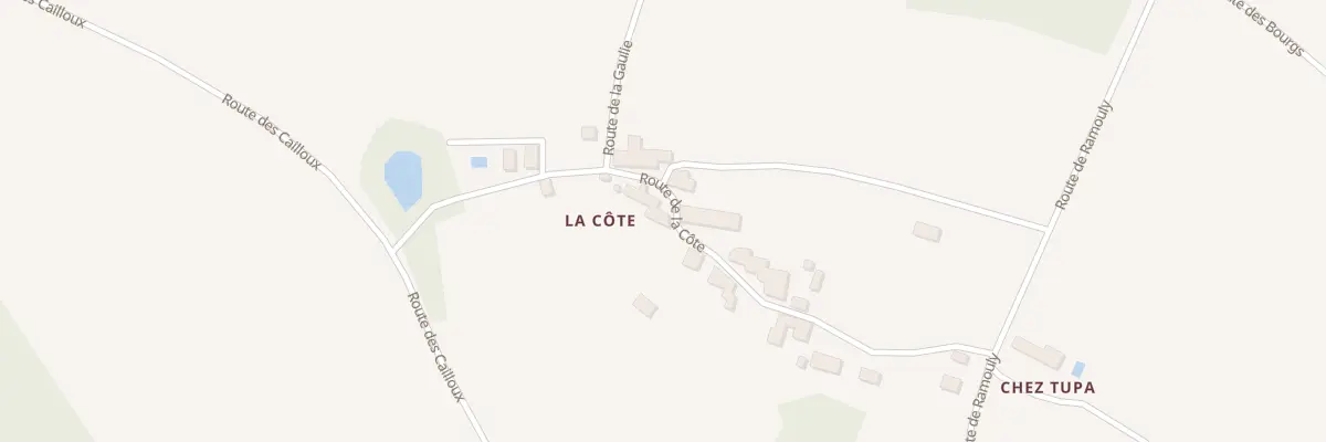 Plan du 275 Rte de la Côte à Saint Privat en Périgord