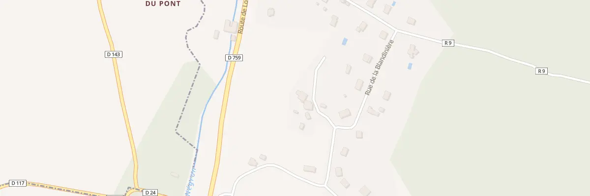 Plan du 7 Rue de la Blandinière à La Roche-Clermault