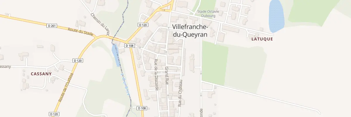 Plan du 242 Gr Grand Rue à Villefranche-du-Queyran