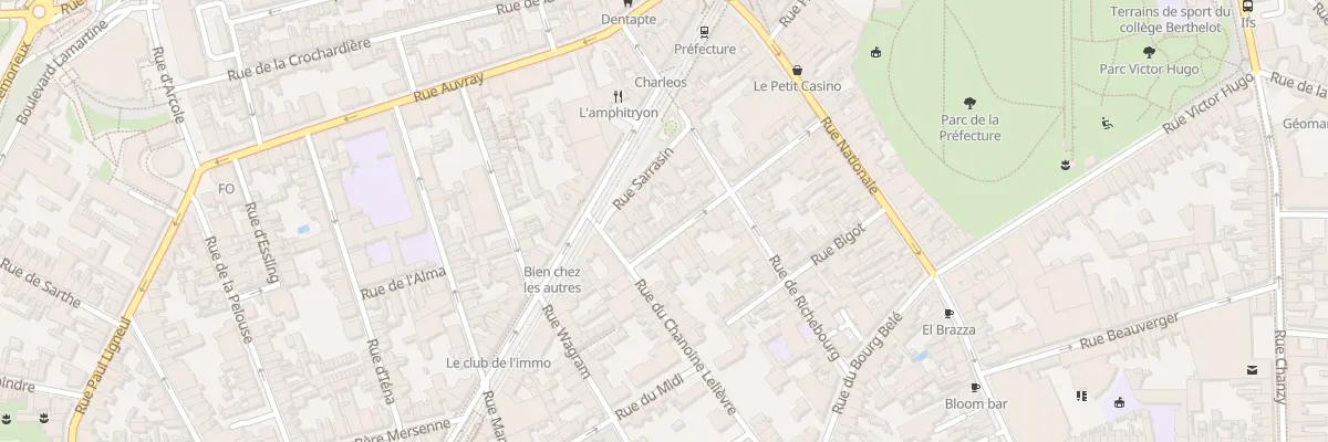 Plan du 22 Rue des Champs au Mans