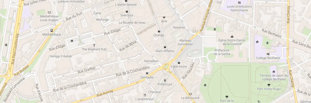 Plan du 41 Rue du Docteur Leroy au Mans
