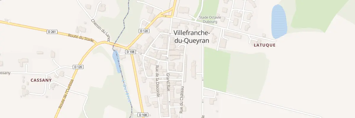 Plan du 258 Gr Grand Rue à Villefranche-du-Queyran