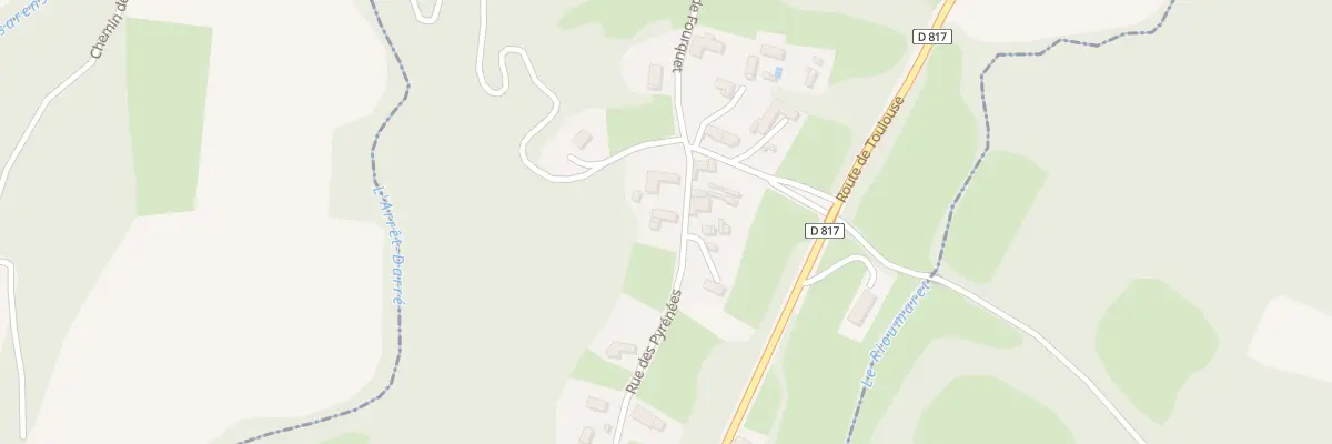 Plan du 64 Rue des Pyrenees à Lhez