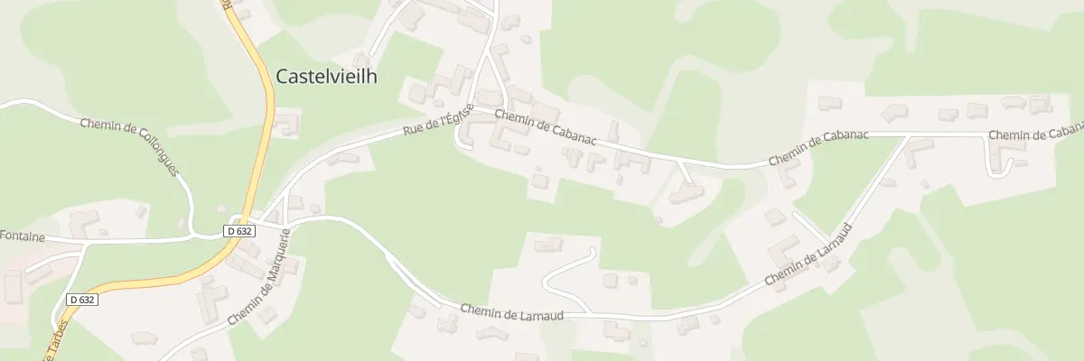 Plan du 8 Che de Cabanac à Castelvieilh