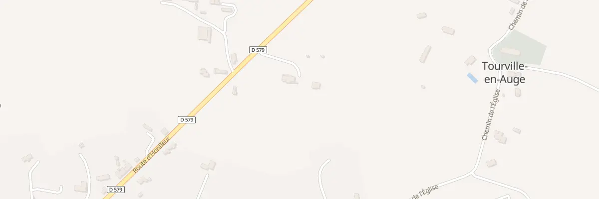 Plan du 38 Rte de Honfleur à Tourville-en-Auge