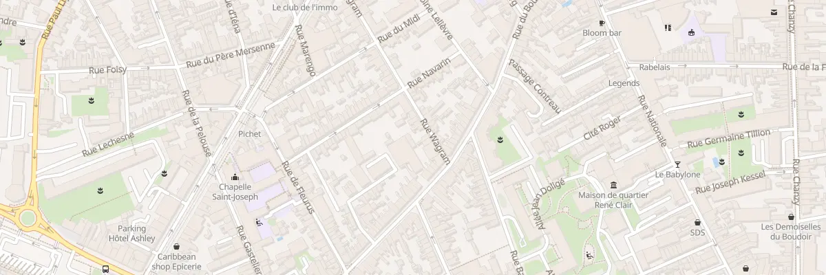 Plan du 98B Rue Wagram au Mans