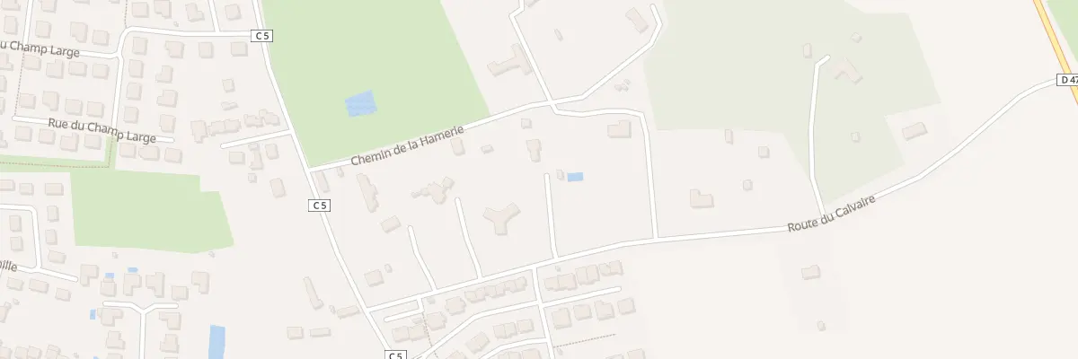 Plan du 9 Rte du Calvaire à Saint-Pavace
