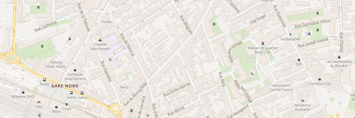 Plan du 2 Rue de Belfort au Mans