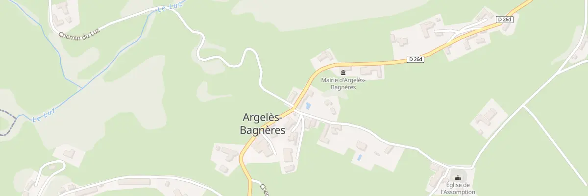 Plan du 5005 Carrere Dessus à Argelès-Bagnères