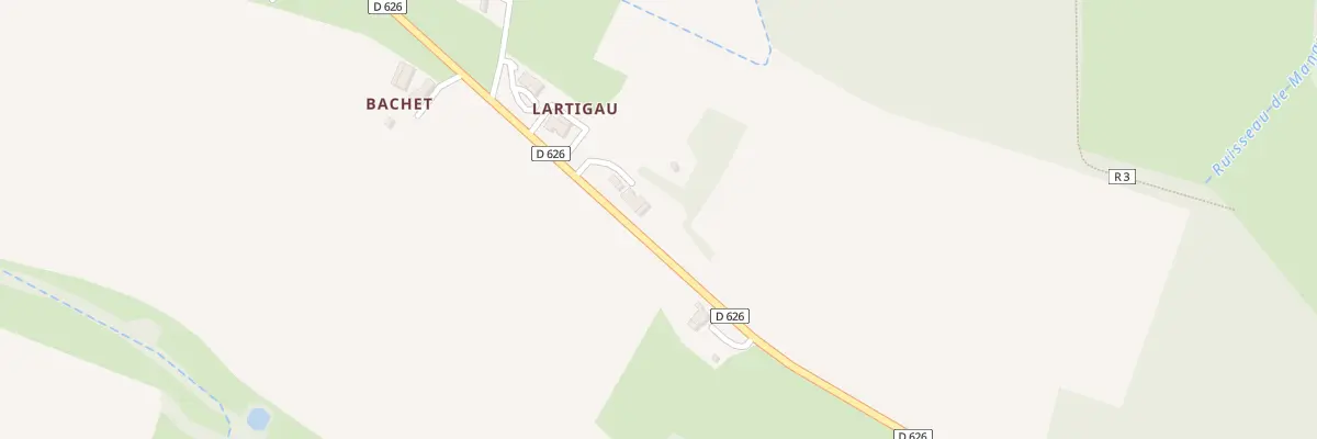Plan du 1143 Rte de Lannepax à Ramouzens