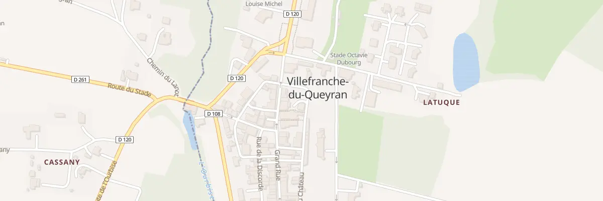 Plan du 273 Rue du Chateau à Villefranche-du-Queyran