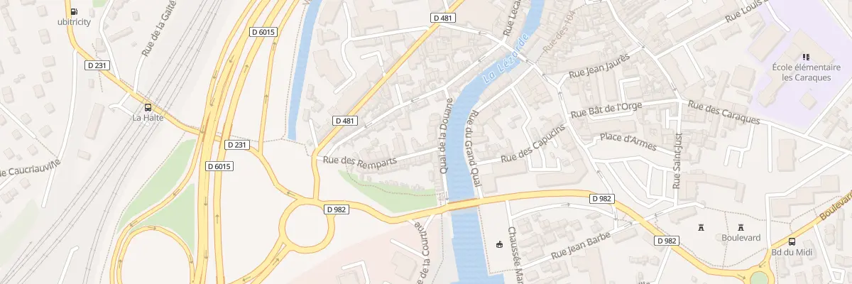 Plan du 15 Quai de la Douane à Harfleur