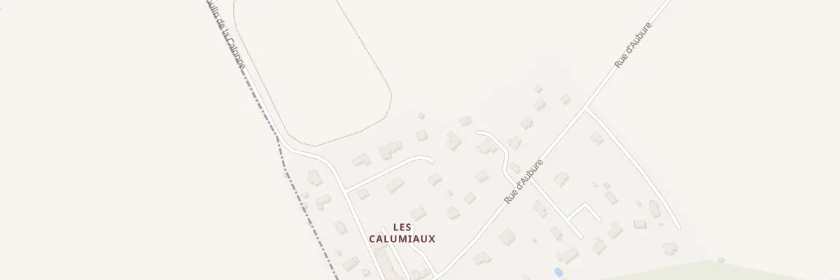Plan du 3 Les Calumiaux à Surville