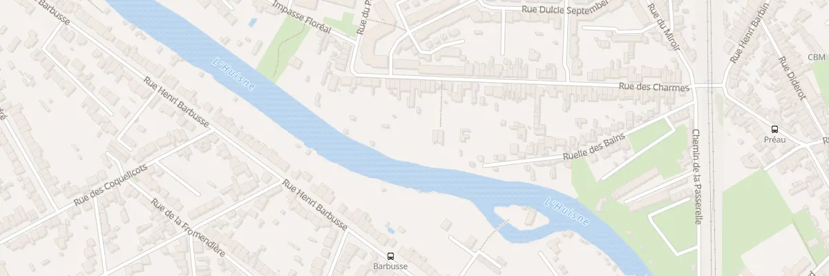 Plan du 97 Rue des Charmes au Mans