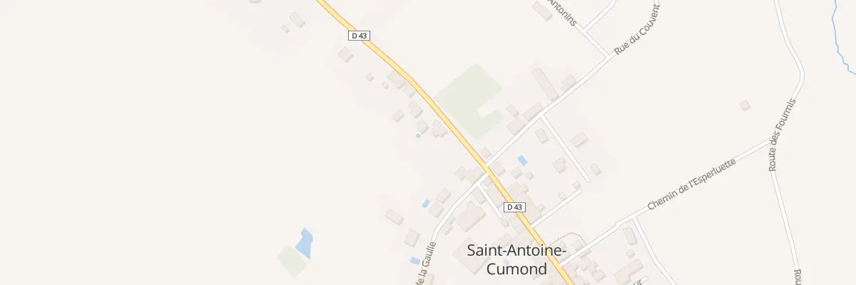 Plan du 67 Rue Moulin Neuf à Saint Privat en Périgord
