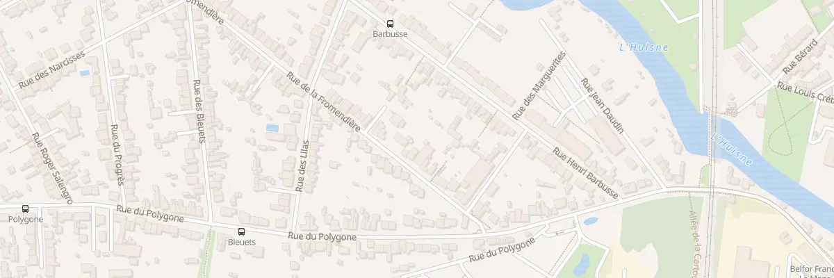 Plan du 111 Rue de la Fromendiere au Mans