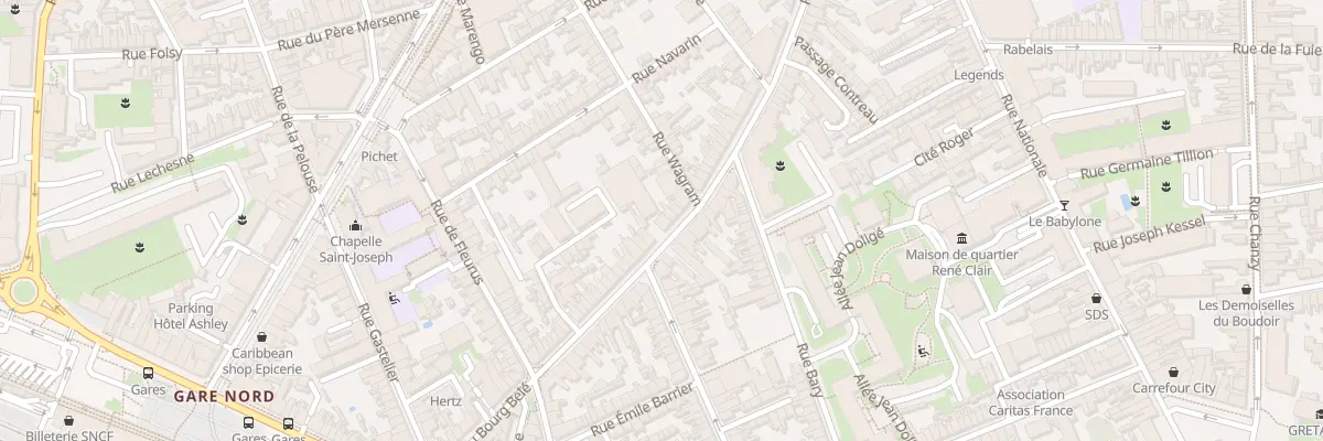 Plan du 72 Rue du Bourg Belé au Mans