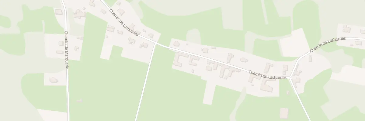 Plan du 42 Che de Lasbordes à Castelvieilh
