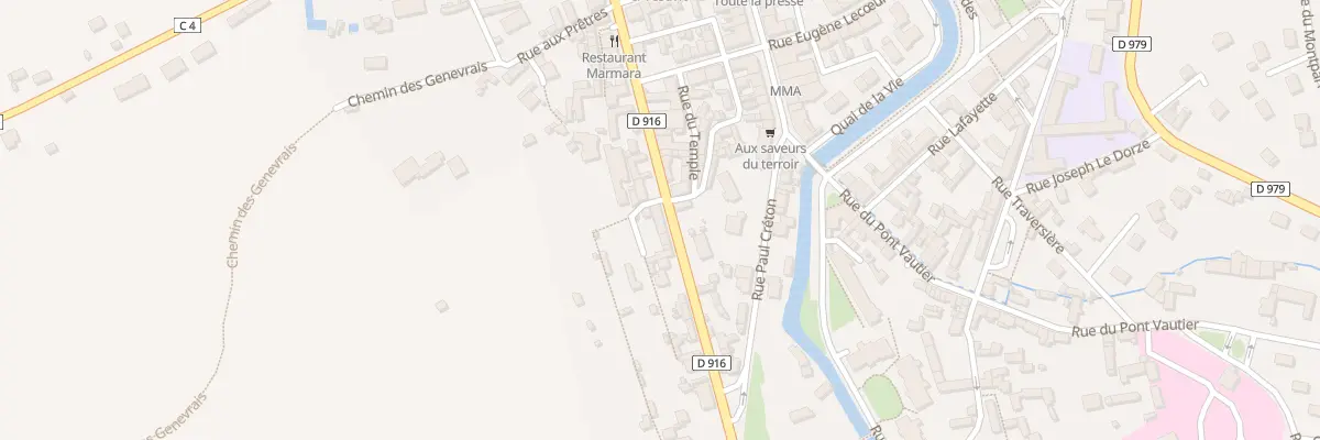 Plan du 38 Rue d’Argentan à Vimoutiers