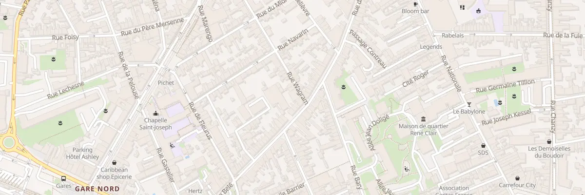 Plan du 108 Rue Wagram au Mans