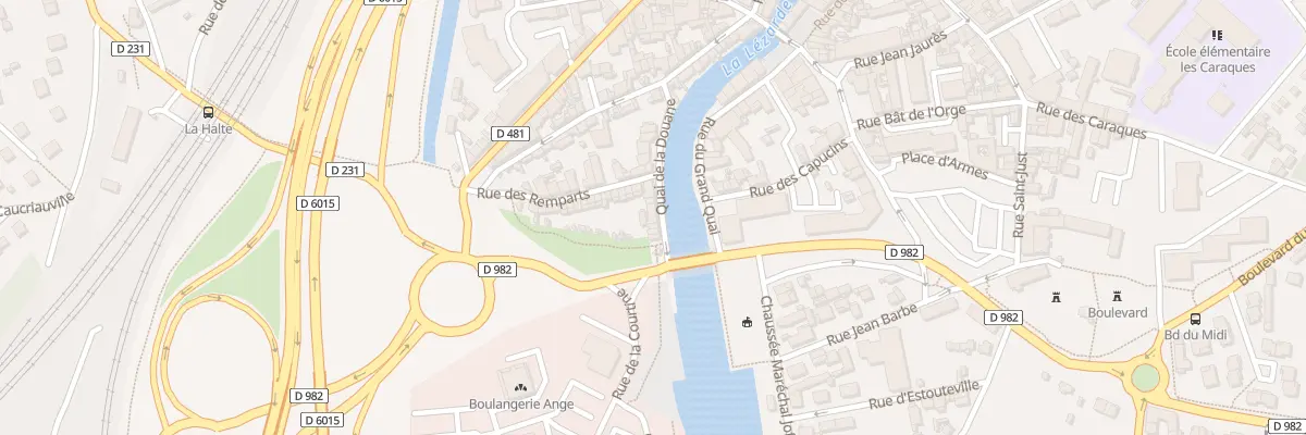 Plan du 5 Quai de la Douane à Harfleur