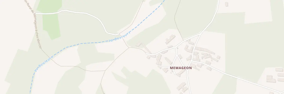 Plan du 5337 Mémageon à Brux