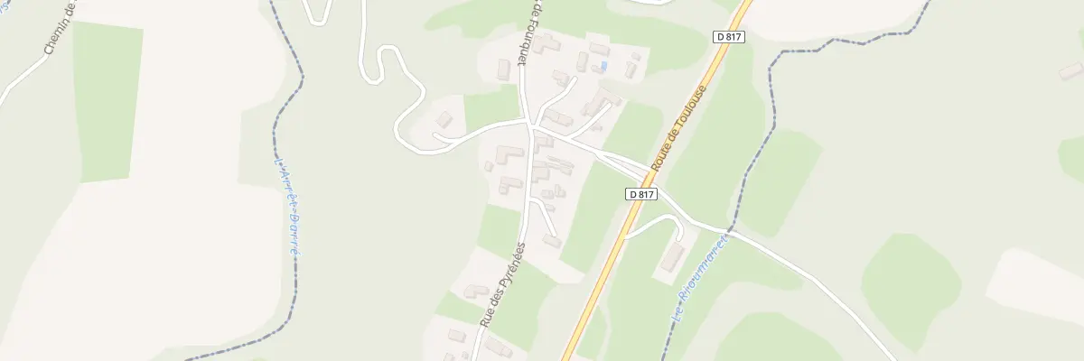 Plan du 67 Rue des Pyrenees à Lhez