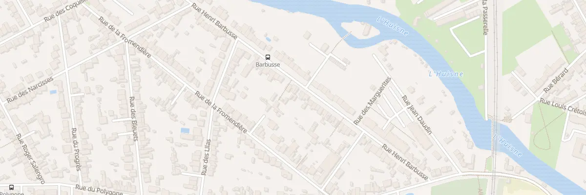 Plan du 158 Rue Henri Barbusse au Mans