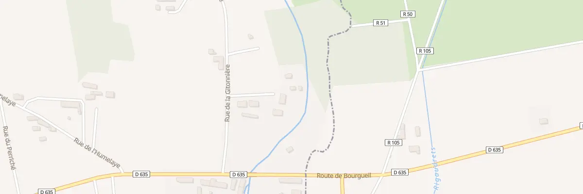 Plan du 4 Imp de la Gitonnière à Bourgueil