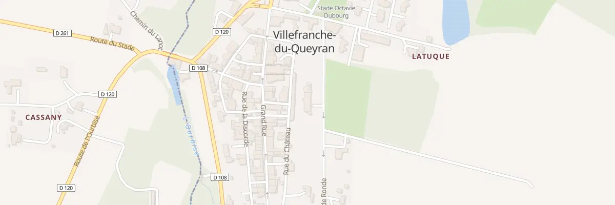 Plan du 81 Le Bourg à Villefranche-du-Queyran