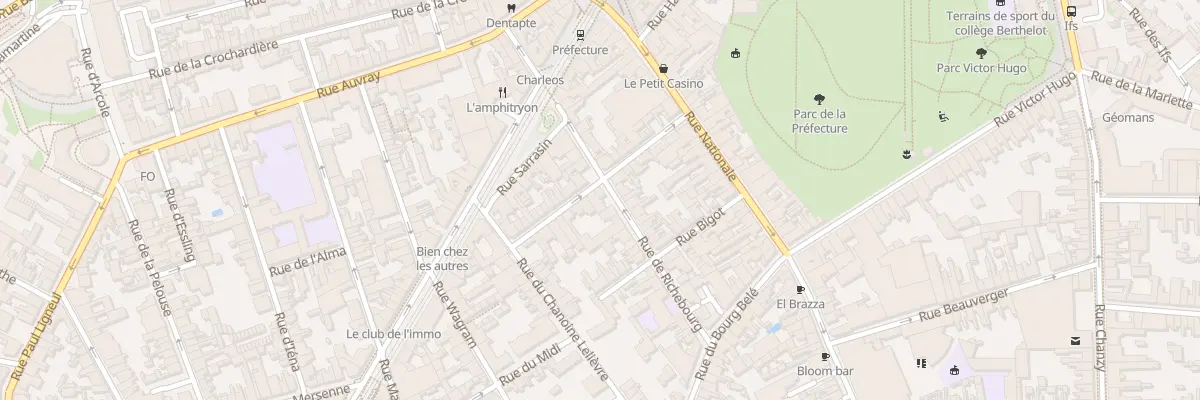 Plan du 22 Rue de Richebourg au Mans