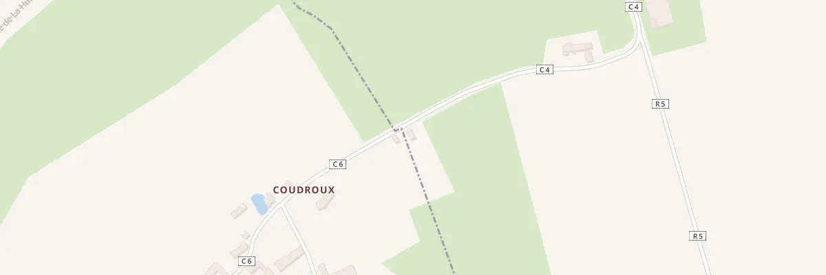 Plan du 5051 Coudroux à Grandchamp