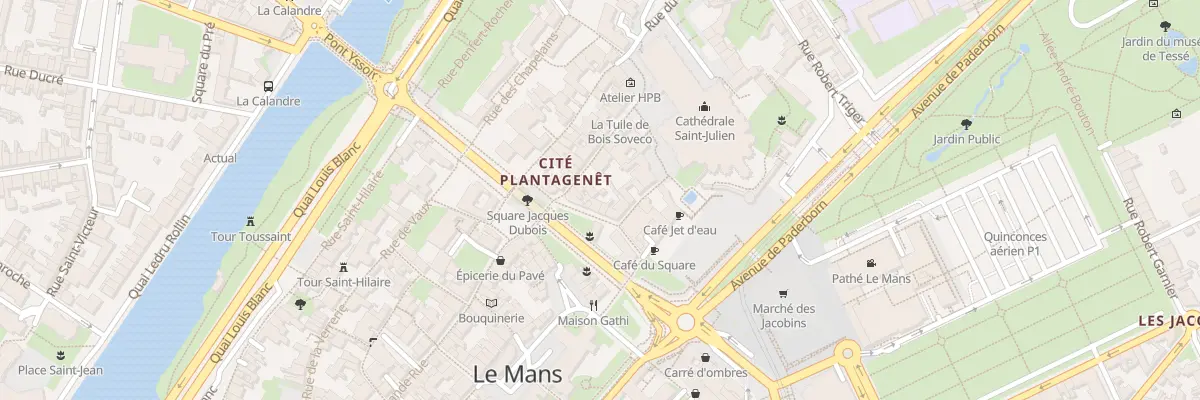 Plan du 6 Sq Jacques Dubois au Mans
