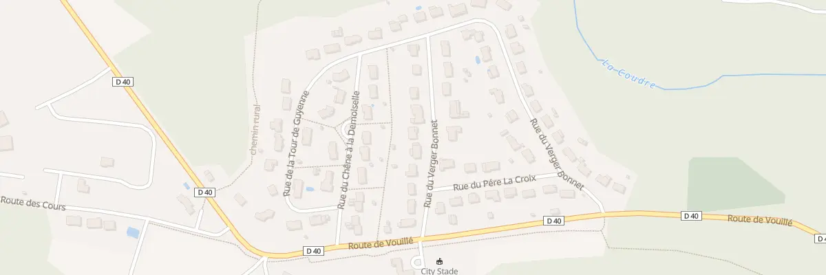 Plan du 44 Rue du Verger Bonnet à Béruges